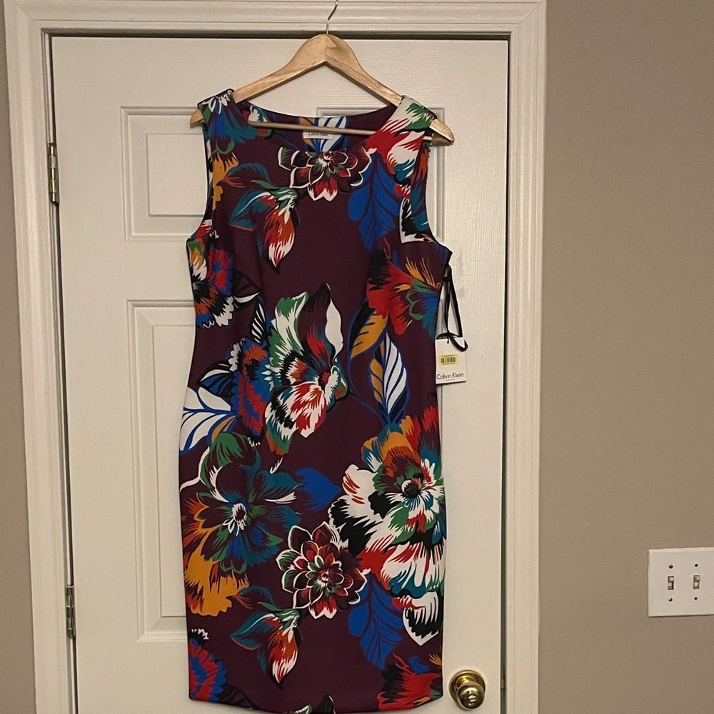 Calvin Klein Multicolor Floral Midi Dress